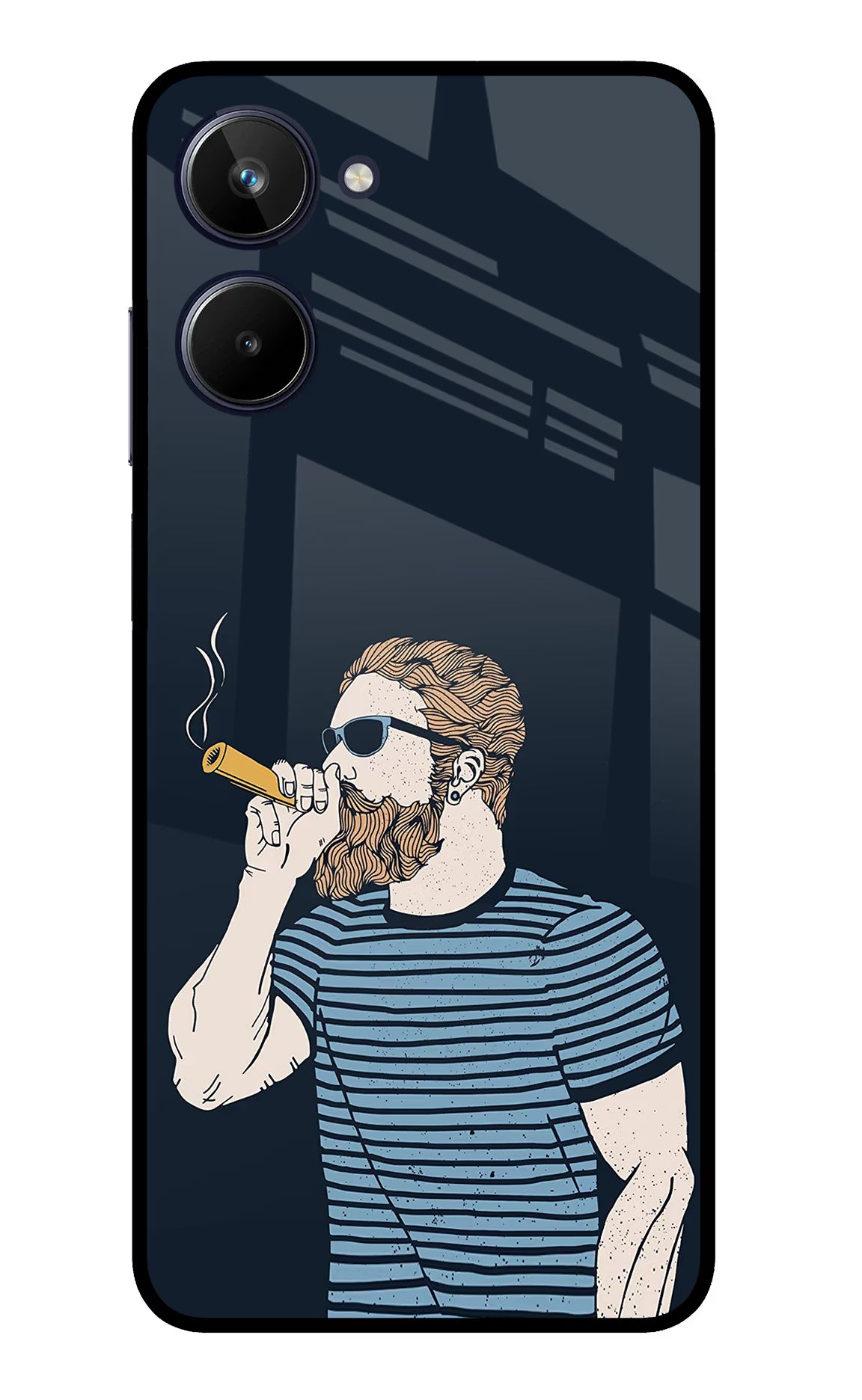 Smoking Realme 10 Glass Case