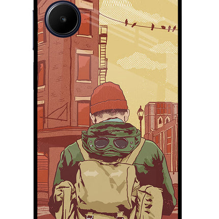 Adventurous Realme 10 Glass Case Back Cover by Casekaro