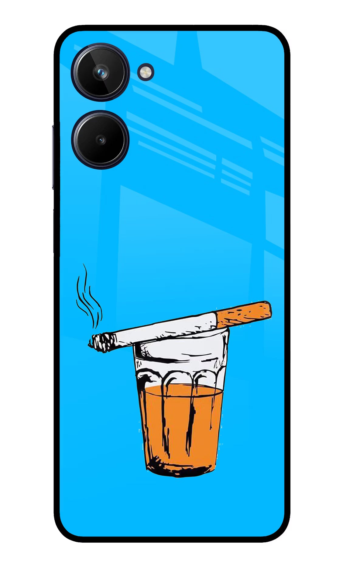 Chai Sutta Realme 10 Glass Case