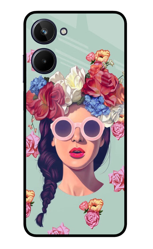 Pretty Girl Realme 10 Glass Case