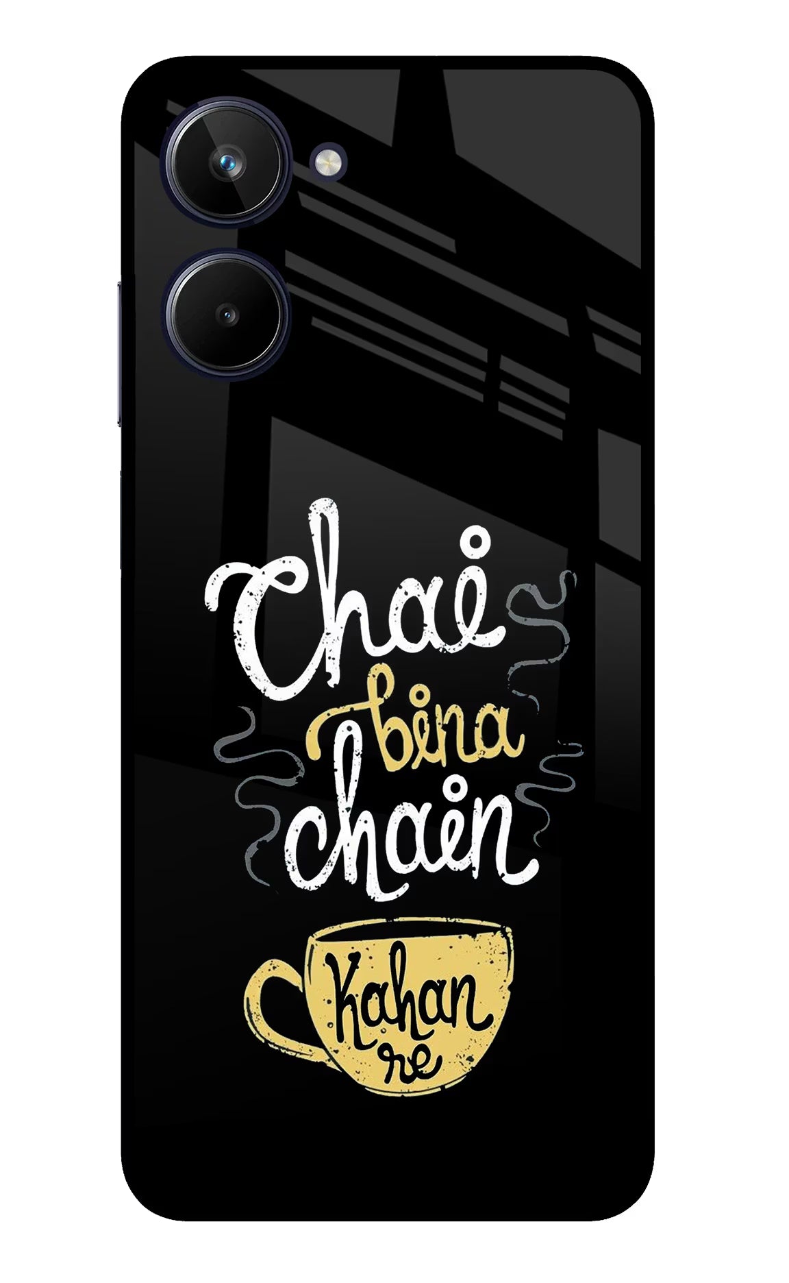 Chai Bina Chain Kaha Re Realme 10 Glass Case