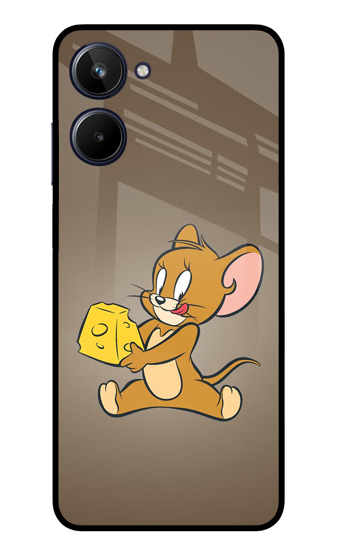 Jerry Realme 10 Glass Case Back Cover by Casekaro