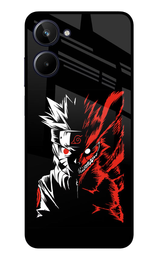 Naruto Two Face Realme 10 Glass Case