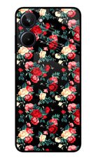 Rose Pattern Realme 10 Glass Case