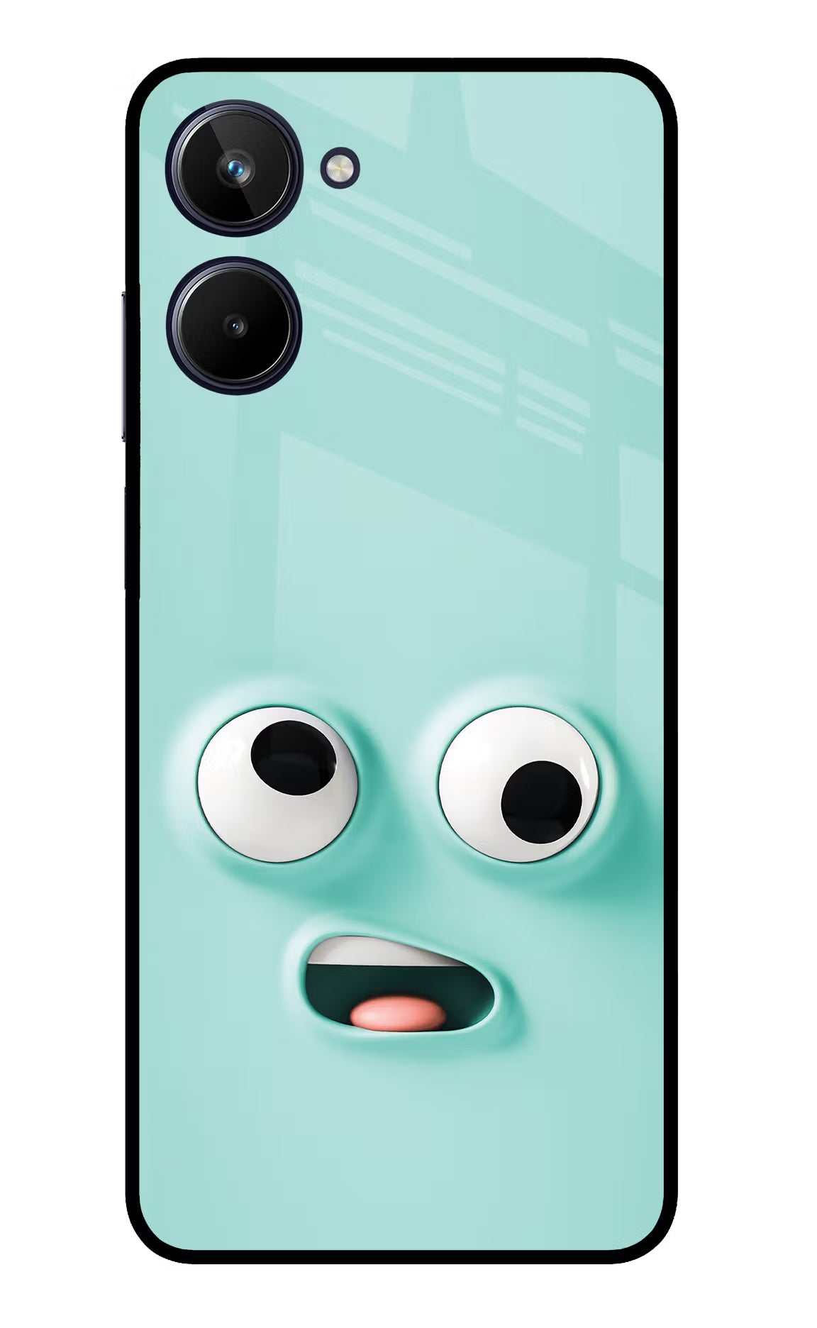 Funny Cartoon Realme 10 Glass Case Back Cover by Casekaro