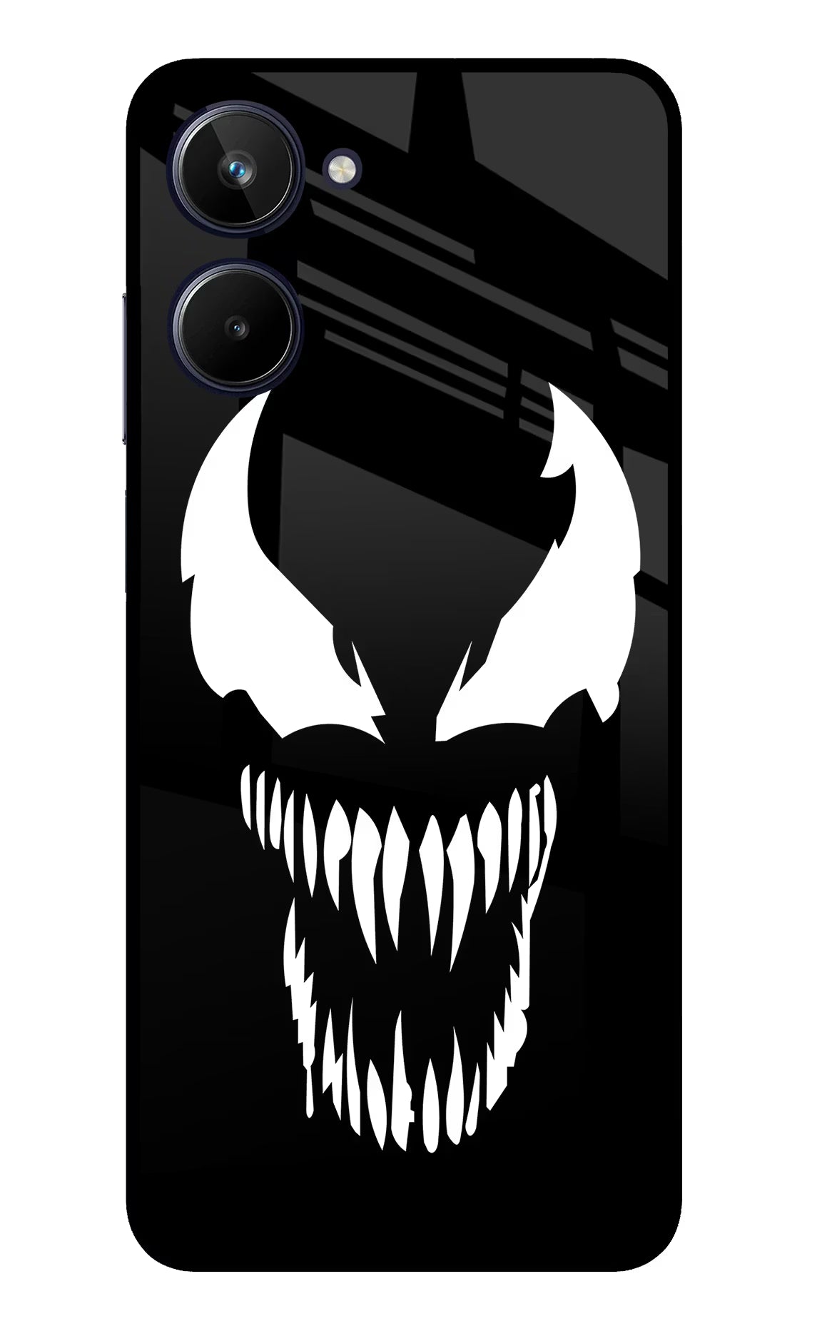 Venom Realme 10 Glass Case Back Cover by Casekaro