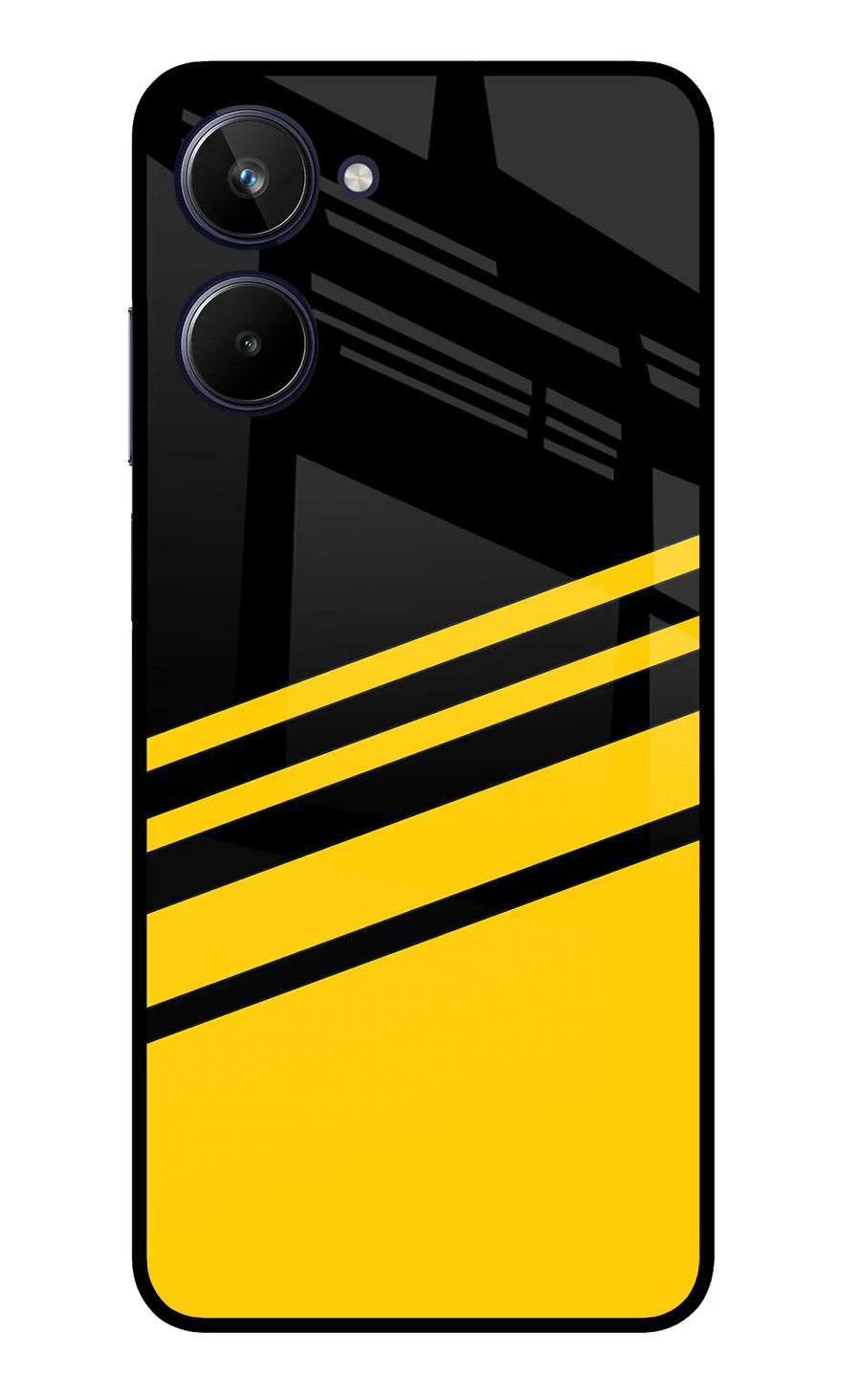 Yellow Shades Realme 10 Back Cover, Metal case