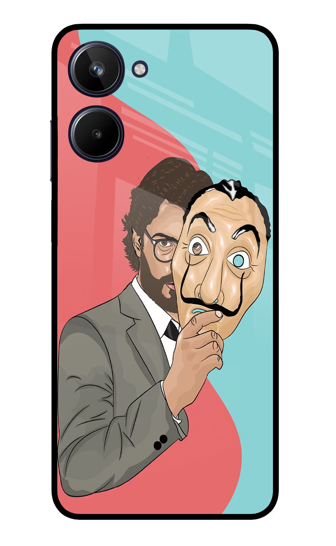 Professor Realme 10 Glass Case Back Cover by Casekaro