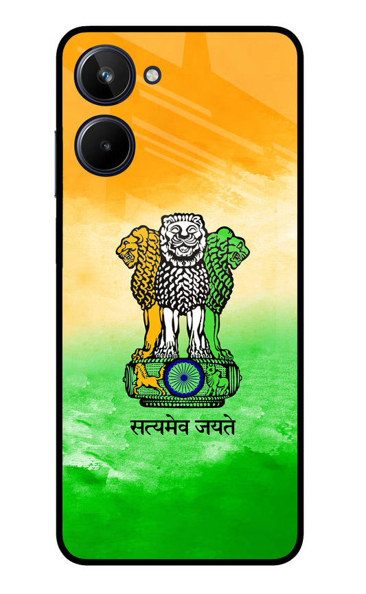 Satyamev Jayate Flag Realme 10 Glass Case