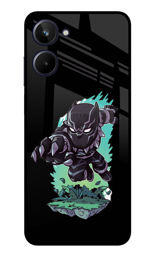 Black Panther Realme 10 Glass Case