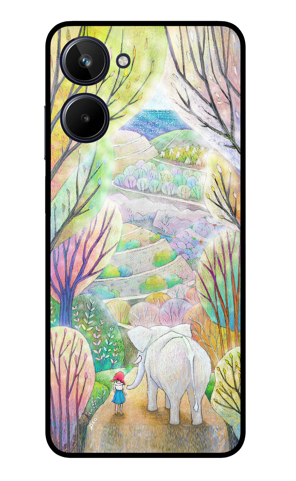 Nature Painting Realme 10 Glass Case
