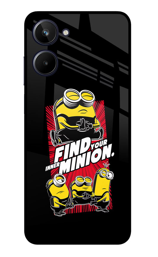 Find your inner Minion Realme 10 Glass Case