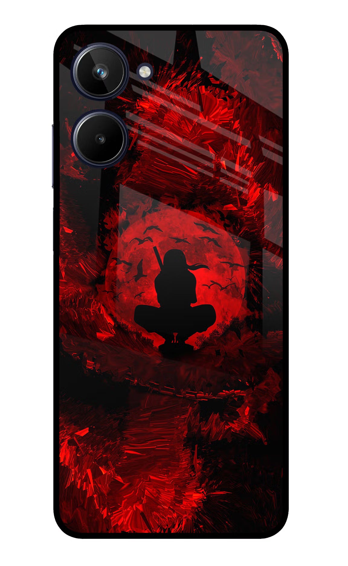 Itachi Uchiha Realme 10 Glass Case Back Cover by Casekaro