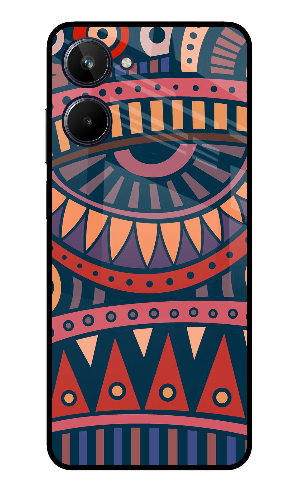 African Culture Design Realme 10 Glass Case