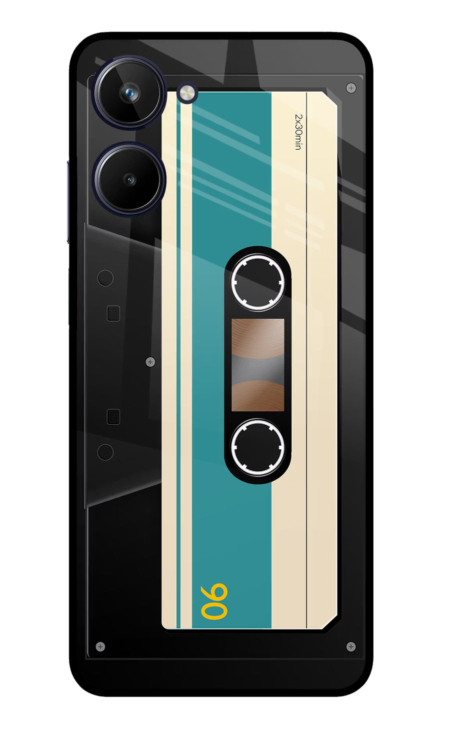 Cassette Realme 10 Back Cover, Metal case