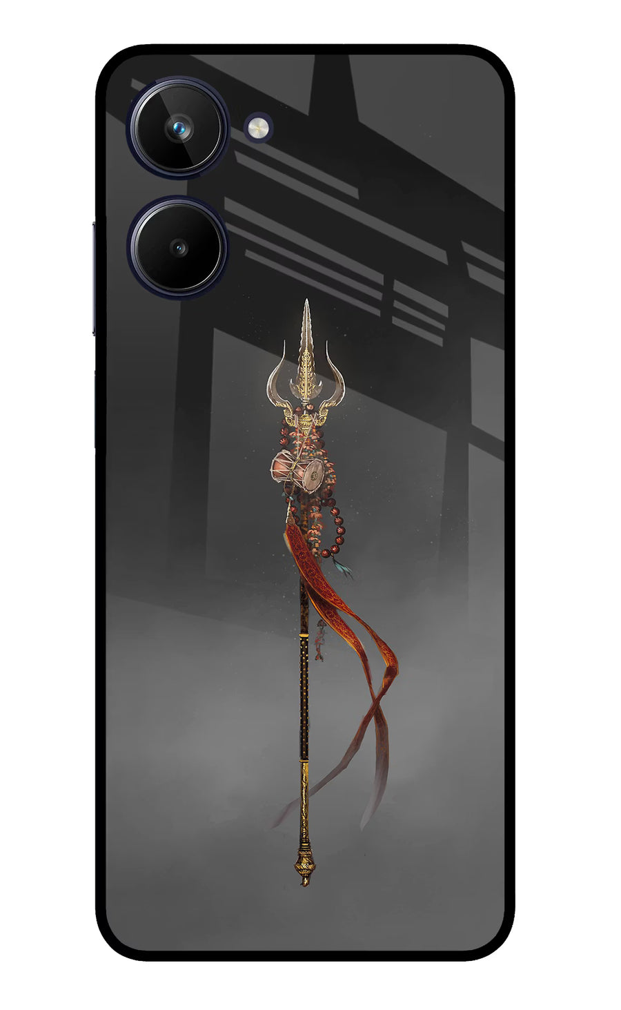Shiv Trishul Realme 10 Back Cover, Metal case