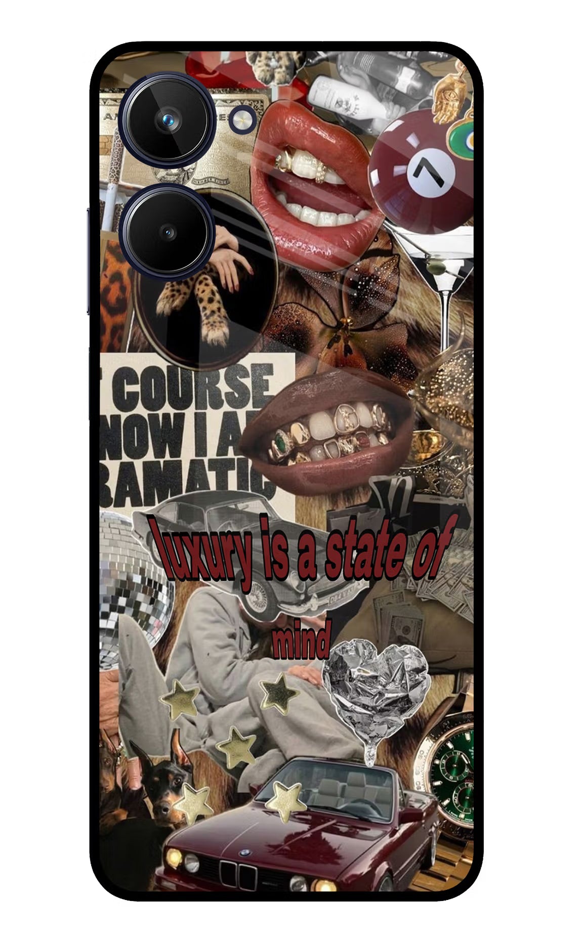 Luxury Realme 10 Glass Case