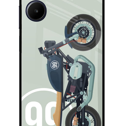 Classic Cafe Racer 99 Realme 10 Glass Case