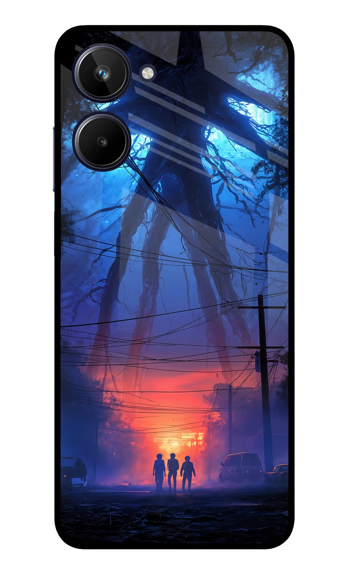 Ordinary Things Shadow Realme 10 Glass Case Back Cover by Casekaro
