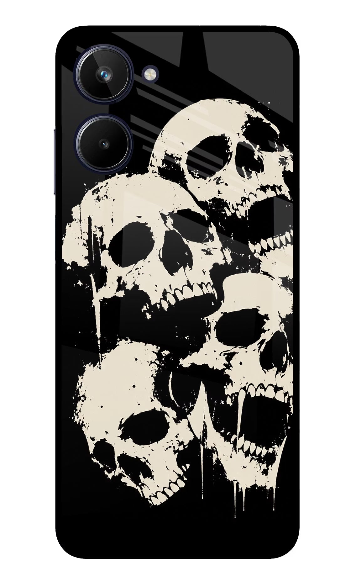 Dead Stack Realme 10 Glass Case Back Cover by Casekaro