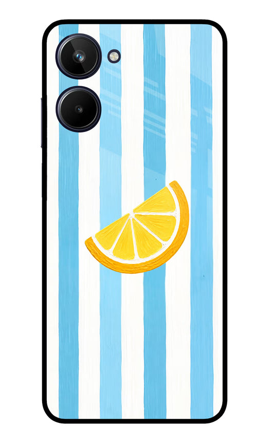 Summer Lemon Realme 10 Glass Case