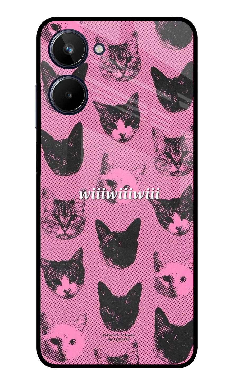 Pink Cats Realme 10 Back Cover, Glass case