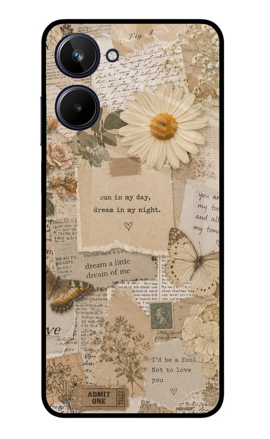 Vintage case Realme 10 Glass Case
