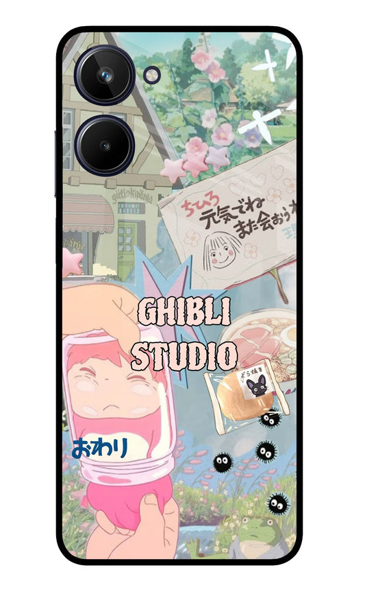 Studio Ghibli Realme 10 Glass Case