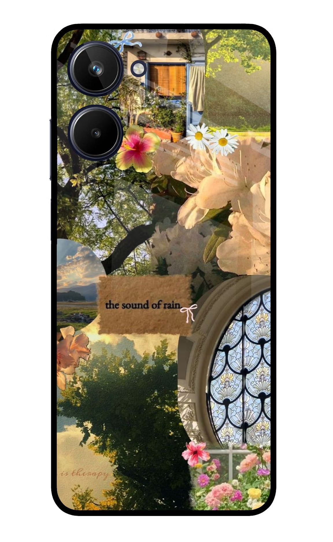 Rain Realme 10 Glass Case