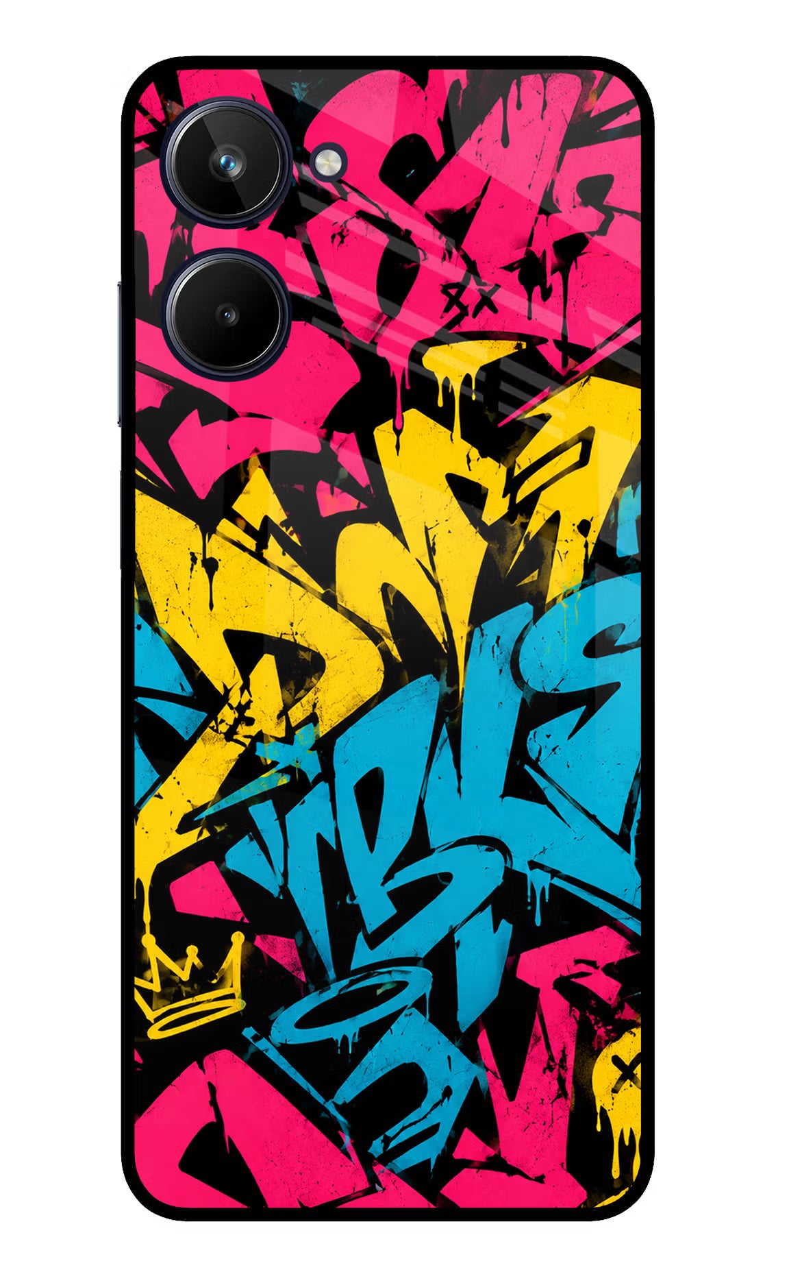 Graffiti Vibe Realme 10 Glass Case