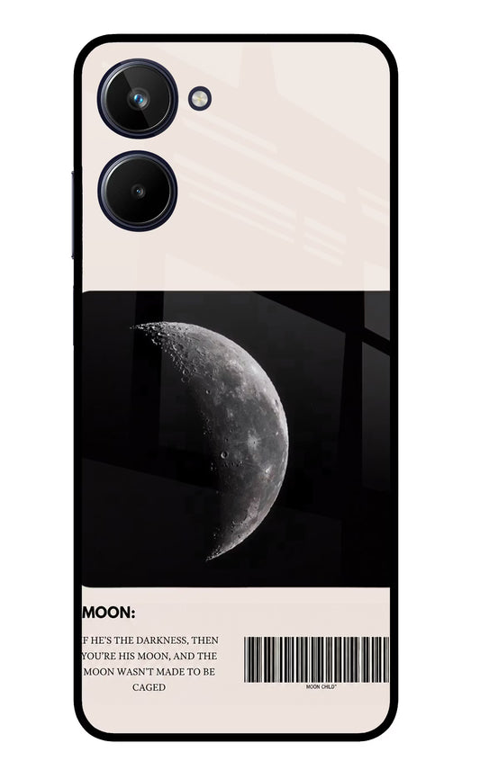 Moon Phase Realme 10 Glass Case