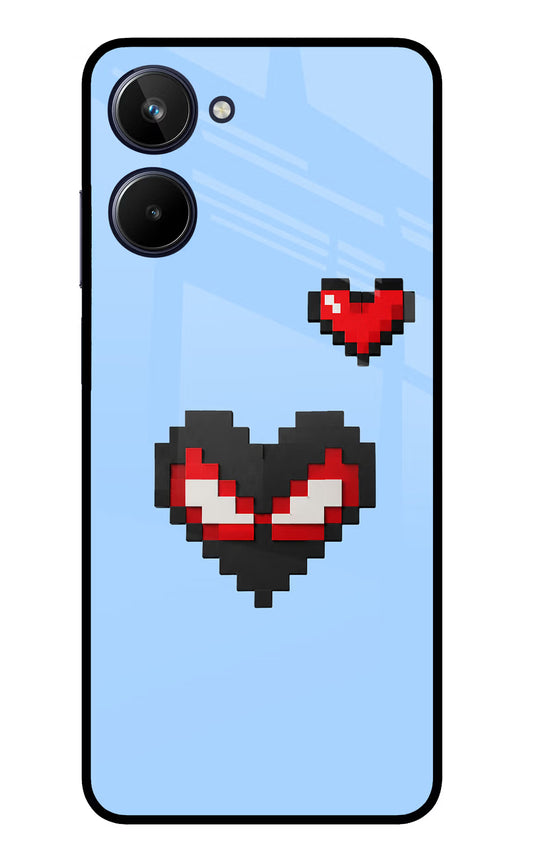 Peter Heart Realme 10 Glass Case