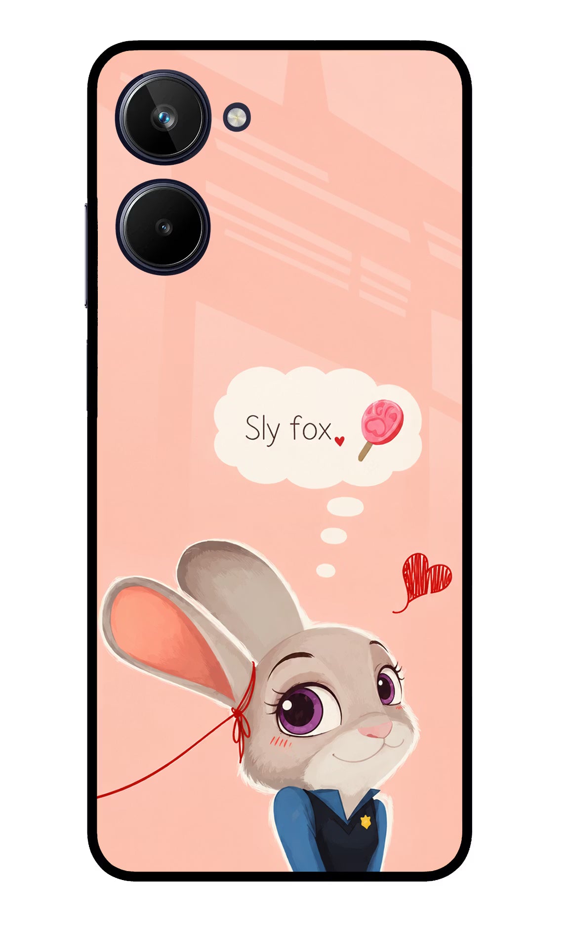 Judy Charm Realme 10 Glass Case