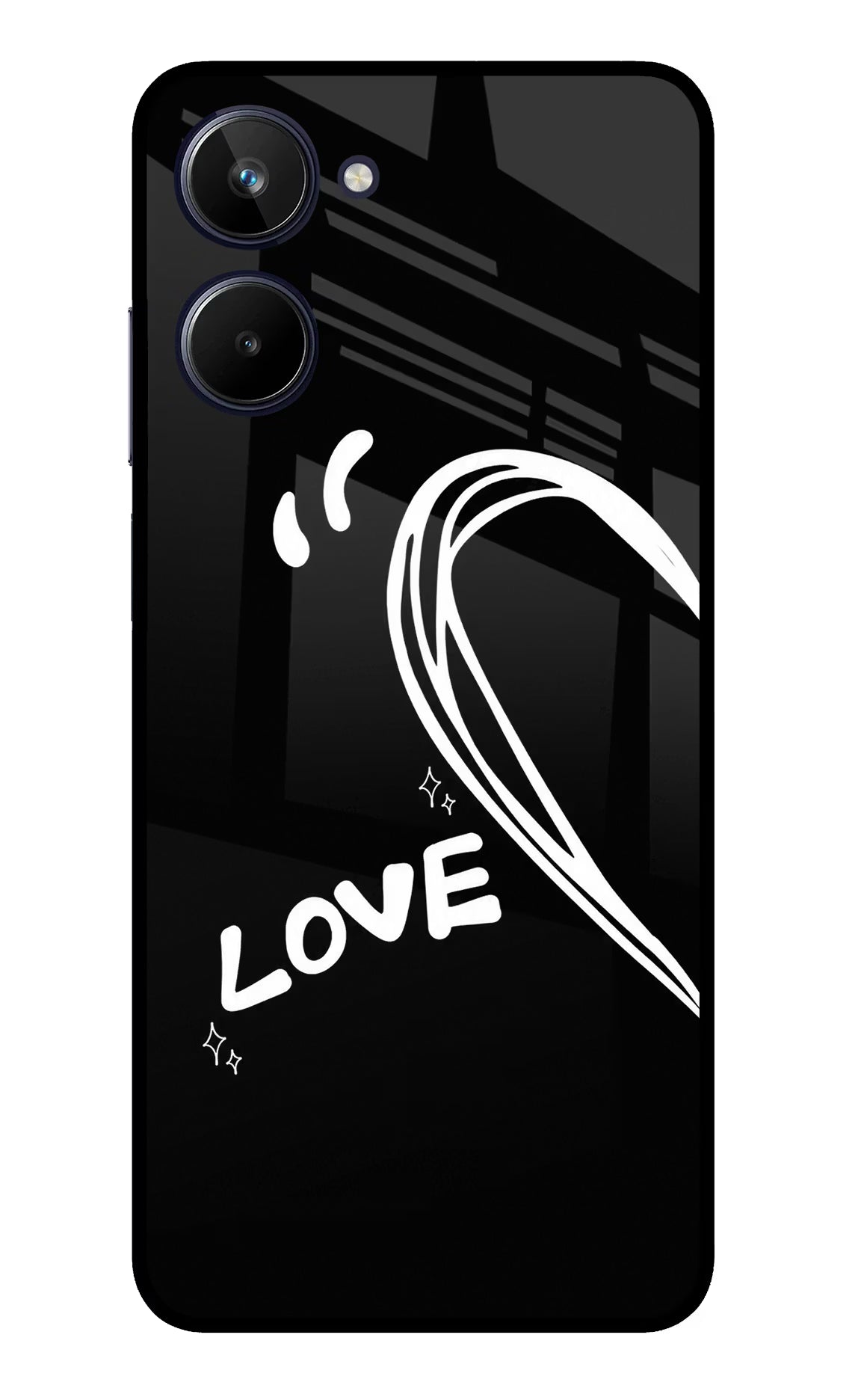 Love Line Realme 10 Glass Case
