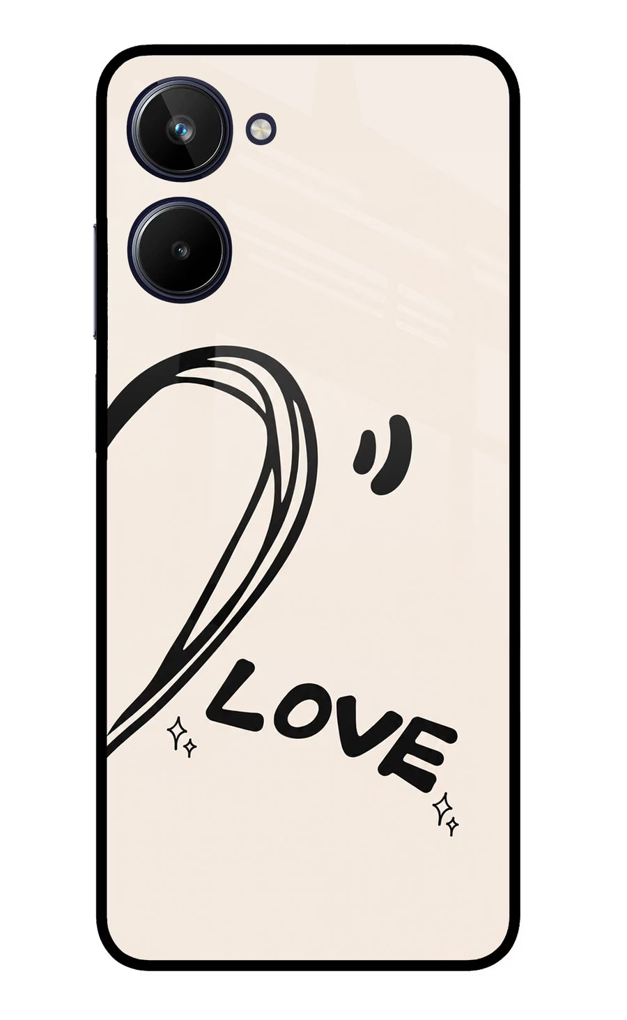 Soul Line Realme 10 Back Cover, Glass case