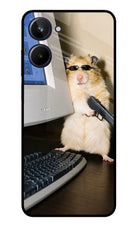 Hacker Hamster Realme 10 Glass Case