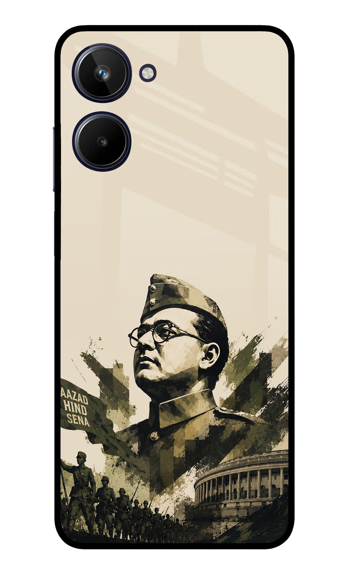 Netaji Rising Realme 10 Glass Case