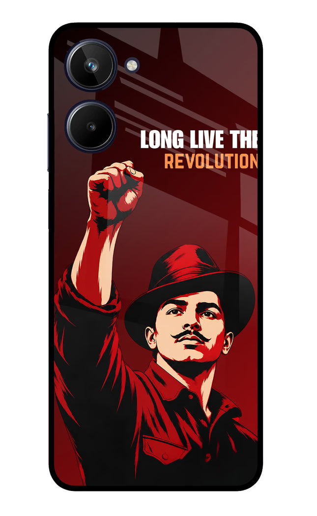 Bhagat Singh Revolution Realme 10 Glass Case