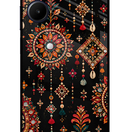 Boho Noir Realme 10 Glass Case