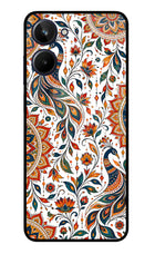 White Mayura Realme 10 Glass Case