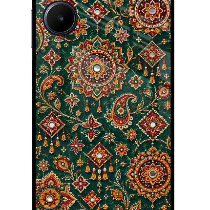 Green Pataka Realme 10 Glass Case