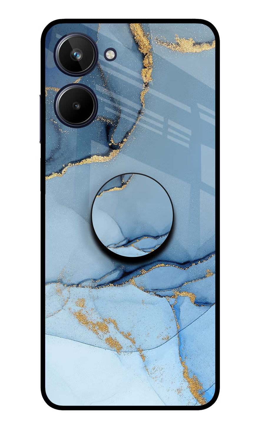 Blue Marble Realme 10 Pop Case, Metal case