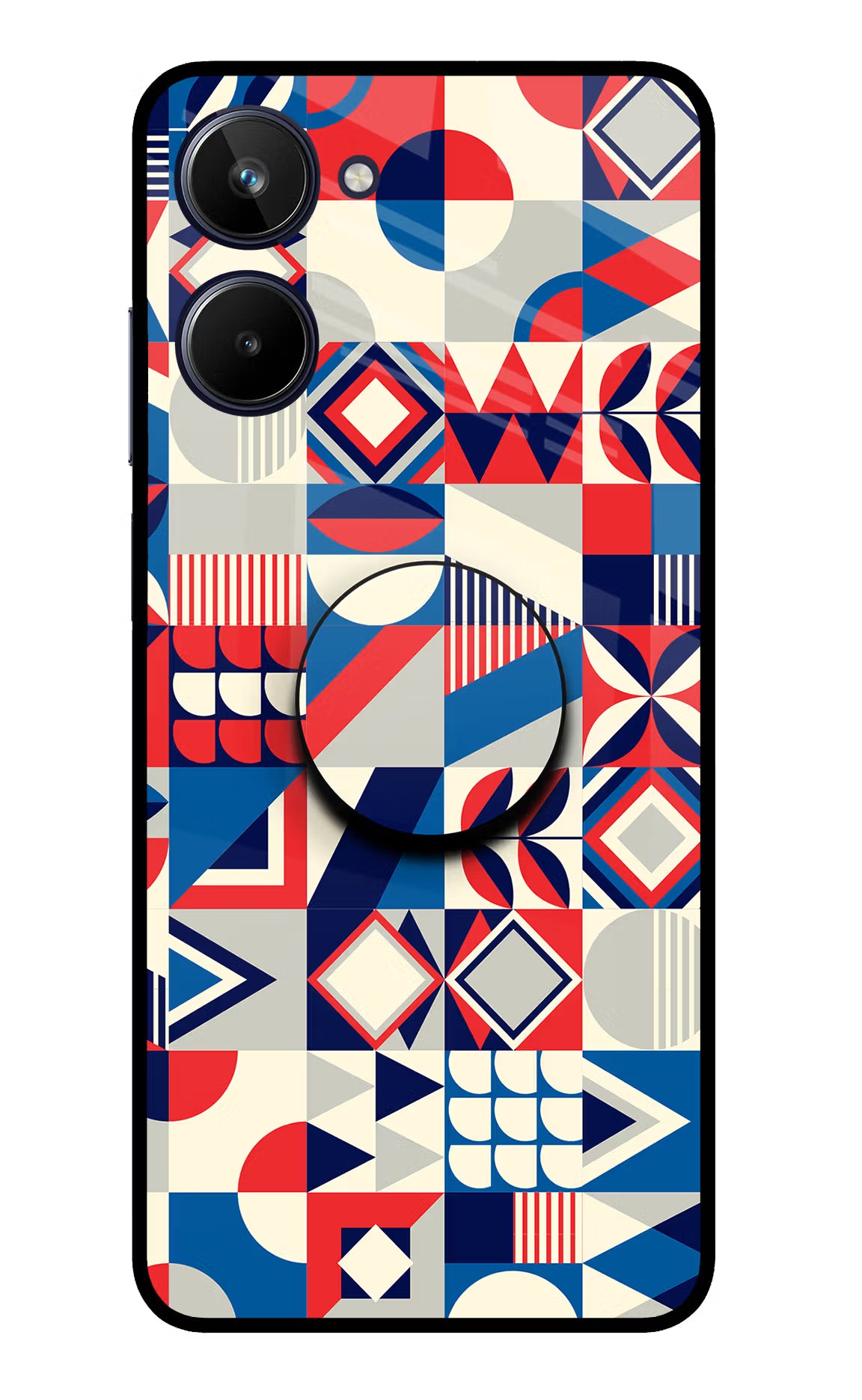 Colorful Pattern Realme 10 Pop Case by Casekaro