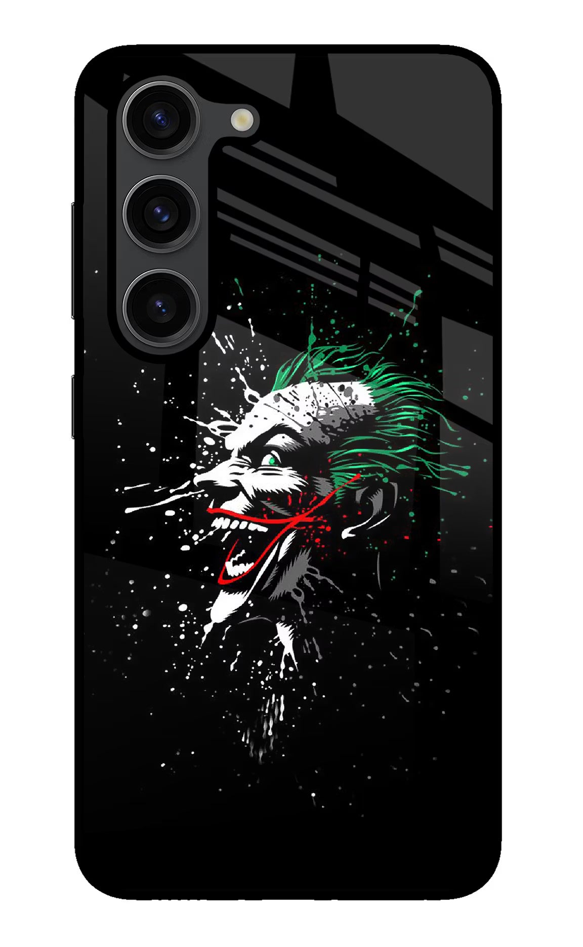Joker Samsung S23 Plus Glass Case Back Cover by Casekaro