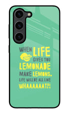 Quote Samsung S23 Plus Glass Case