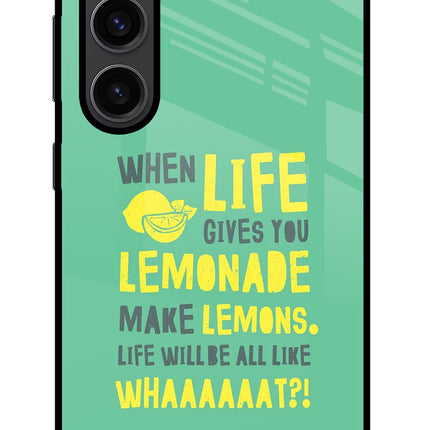 Quote Samsung S23 Plus Glass Case Back Cover by Casekaro