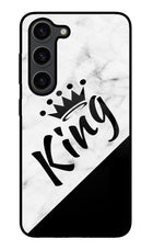 King Samsung S23 Plus Glass Case Back Cover by Casekaro