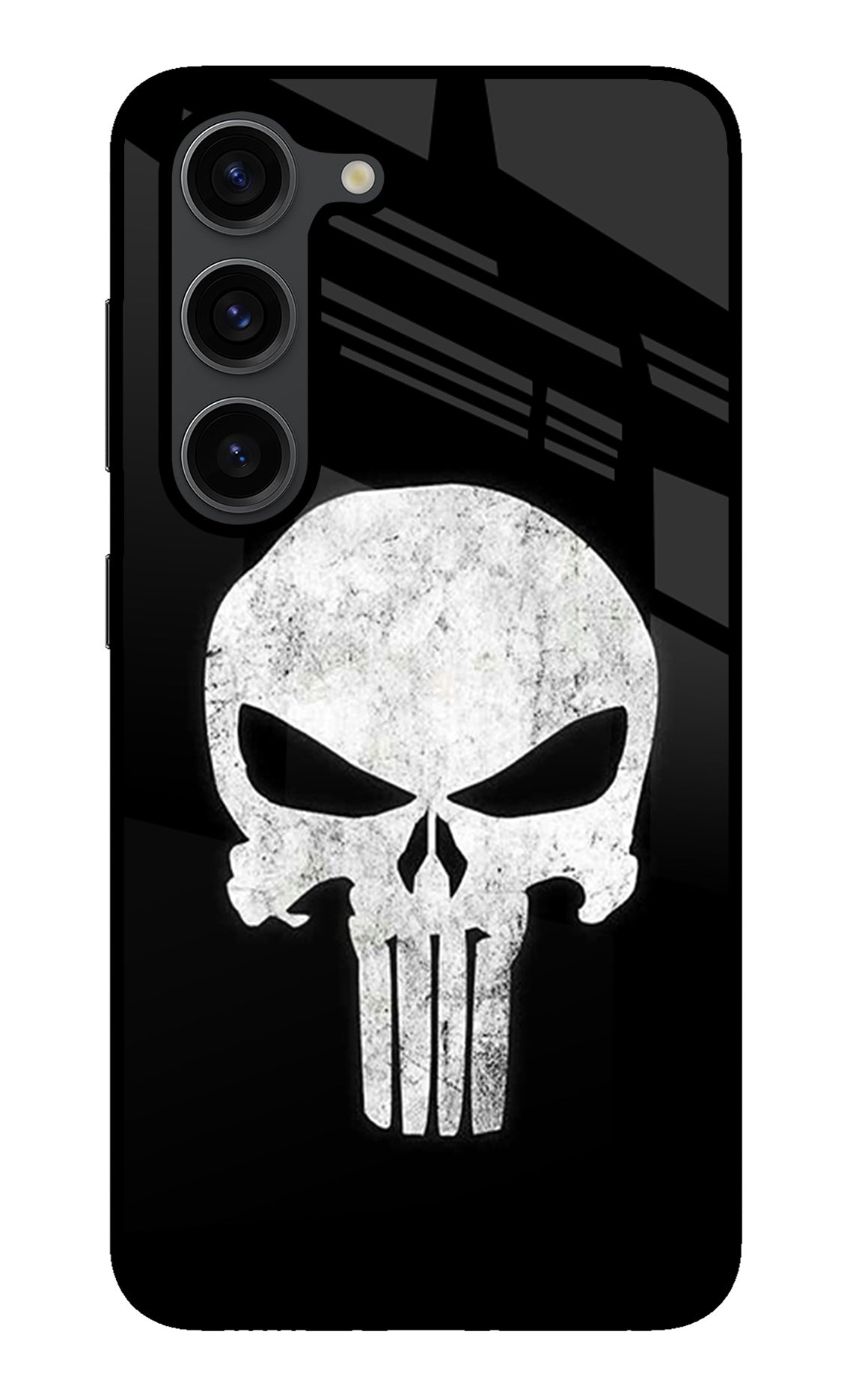 Punisher Skull Samsung S23 Plus Glass Case