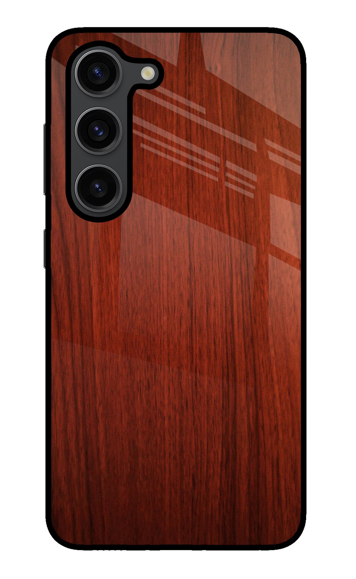 Wooden Plain Pattern Samsung S23 Plus Back Cover