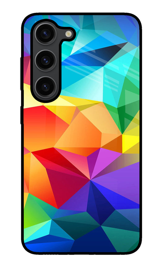 Abstract Pattern Samsung S23 Plus Glass Case